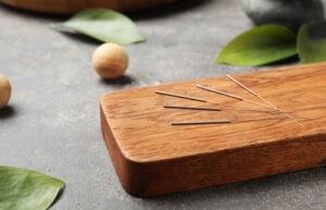 an acupuncture therapy needle set